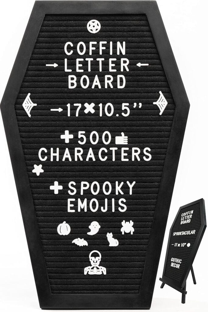 Coffin-Letter-Board